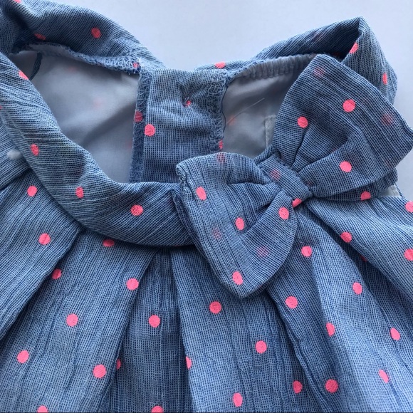 Baby Dress- Pink Polka Dot Special Occasion Carter’s - Picture 2 of 4